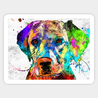 Labrador Retriever Grunge Sticker